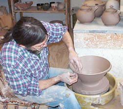 throwing a bowl
